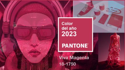 El color del año 2023, el Pantone Viva Magenta