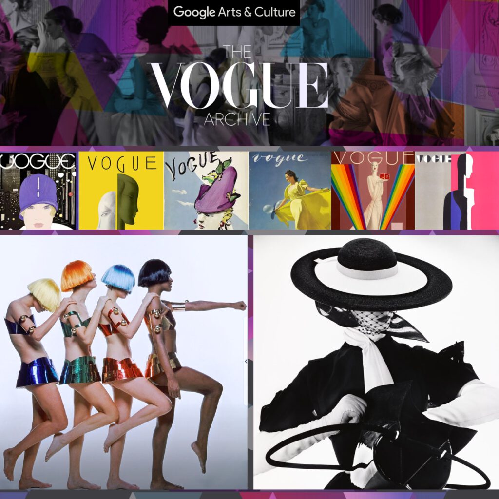 El archivo de moda de VOGUE en Google